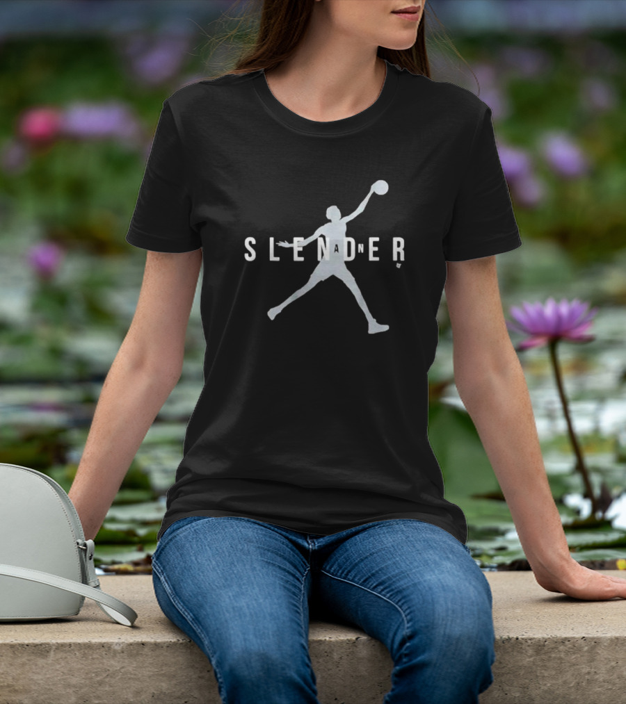 San Antonio Slender S L A N D E R Basketball T-Shirt