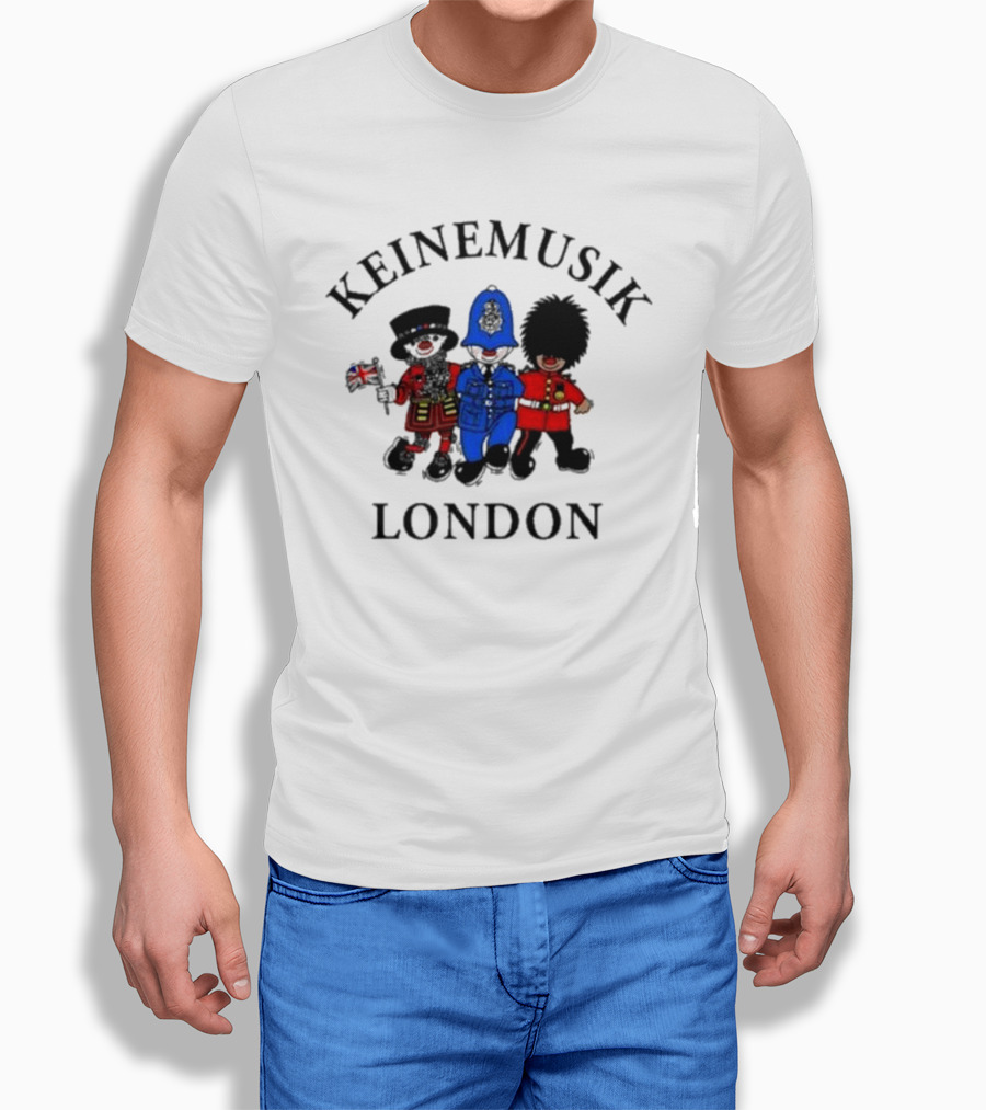 Keinemusik London Bone Soda British Guard Cartoon Characters T-Shirt