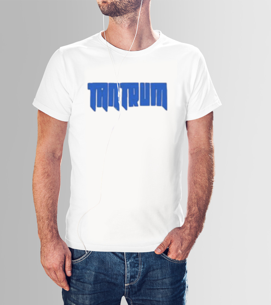 Waterparks Tantrum Blue Lettering T-Shirt