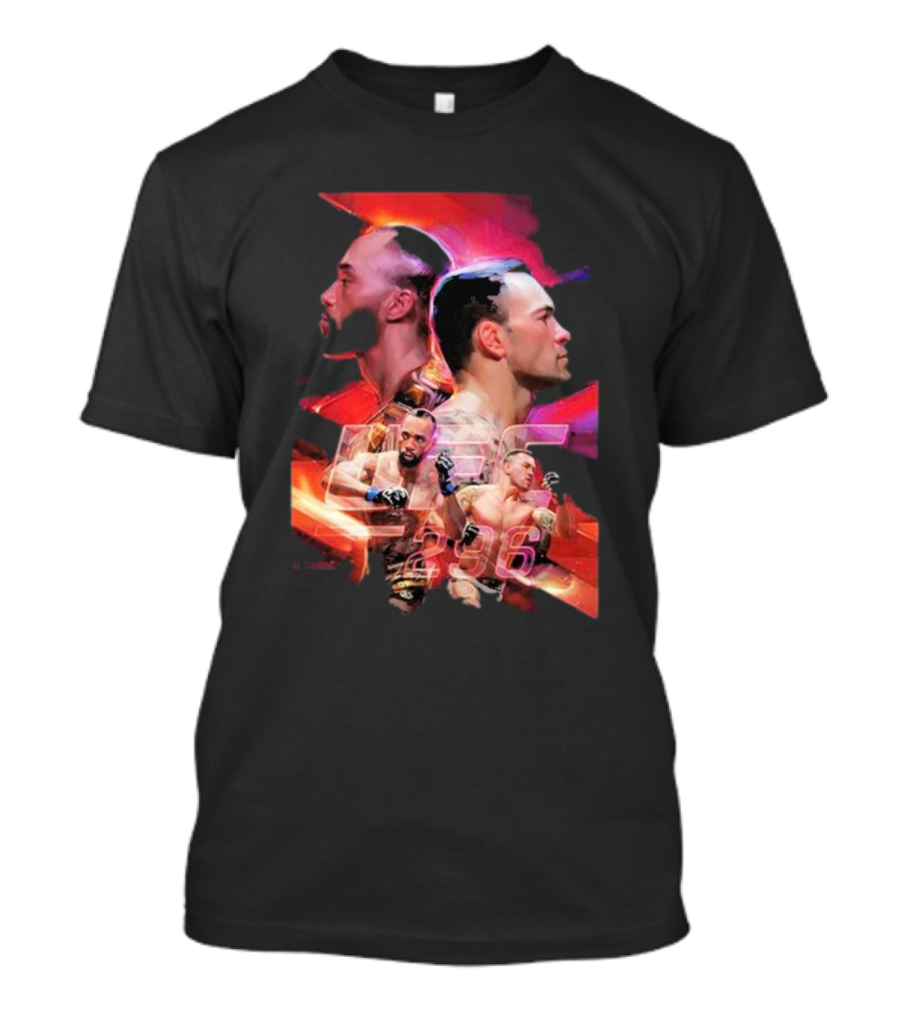 Men’s UFC 296 Fighter Portrait Series Dynamic Action T-Shirt