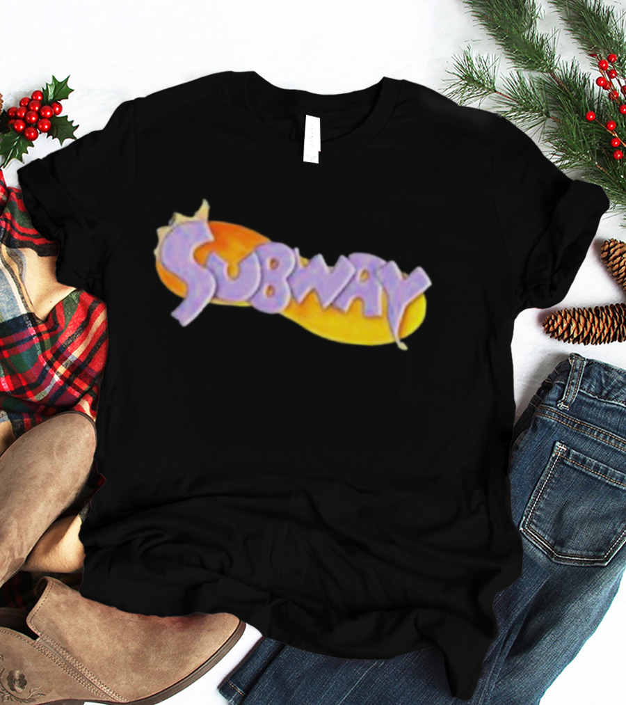 Weaponsofmassdestruction Spyro-Style Subway Logo Dragon Sandwich T-Shirt