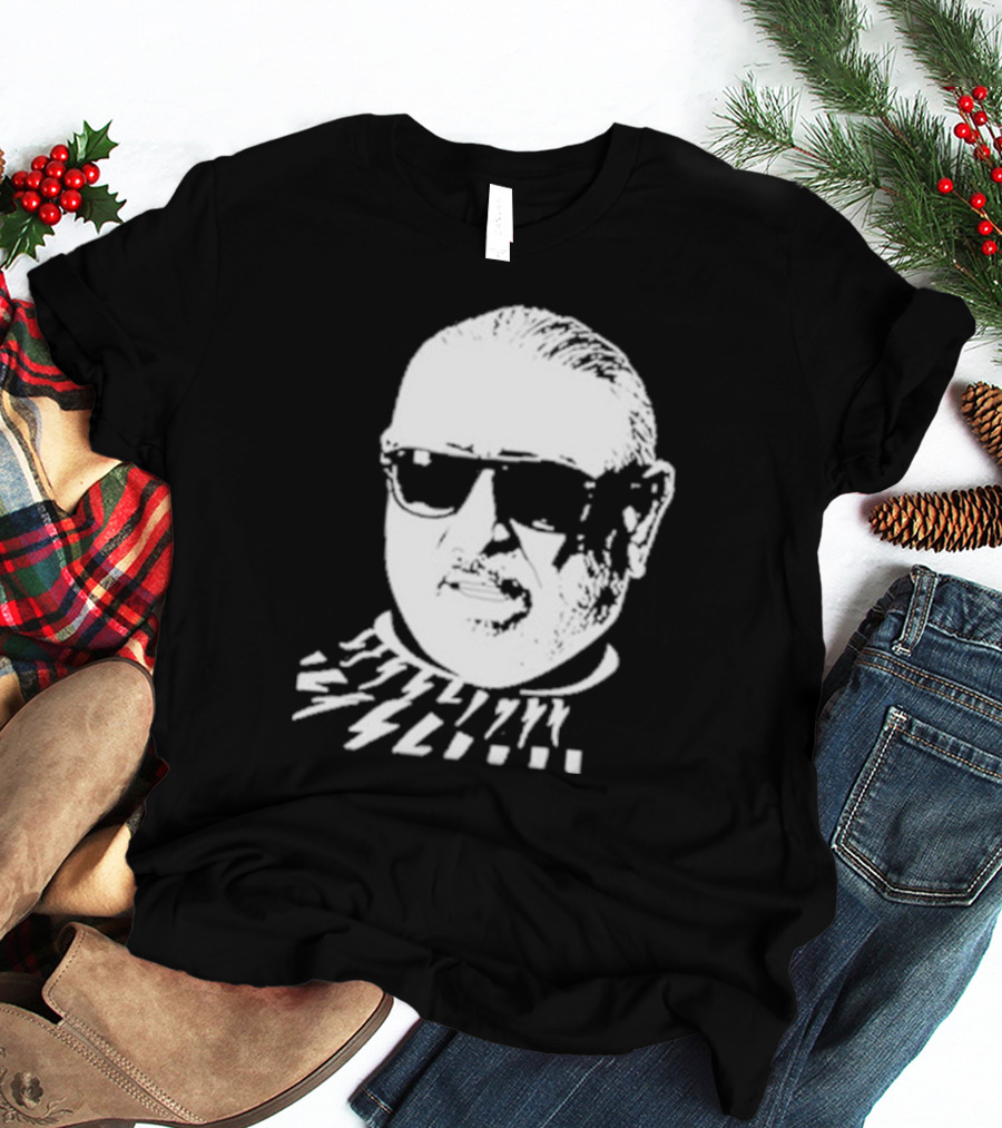 Serghei Mizil Iconic Graphic Black Sunglasses T-Shirt