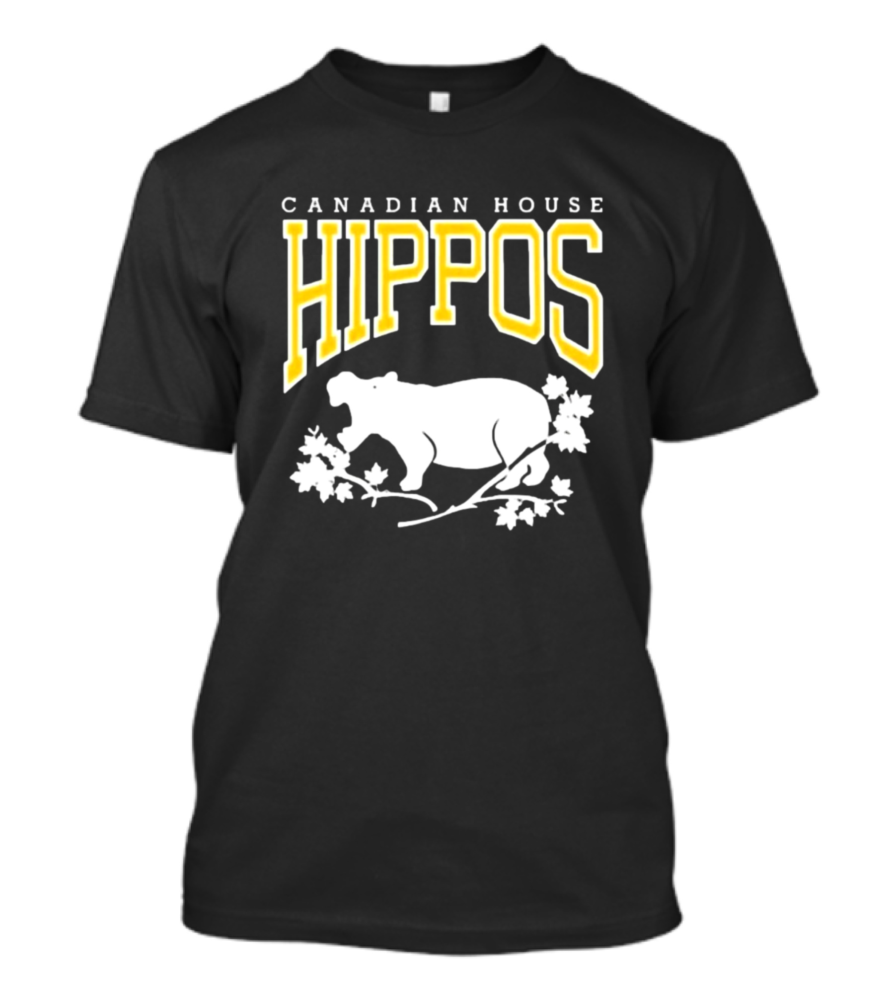 Canadian House Hippos Maple Leaf T-Shirt
