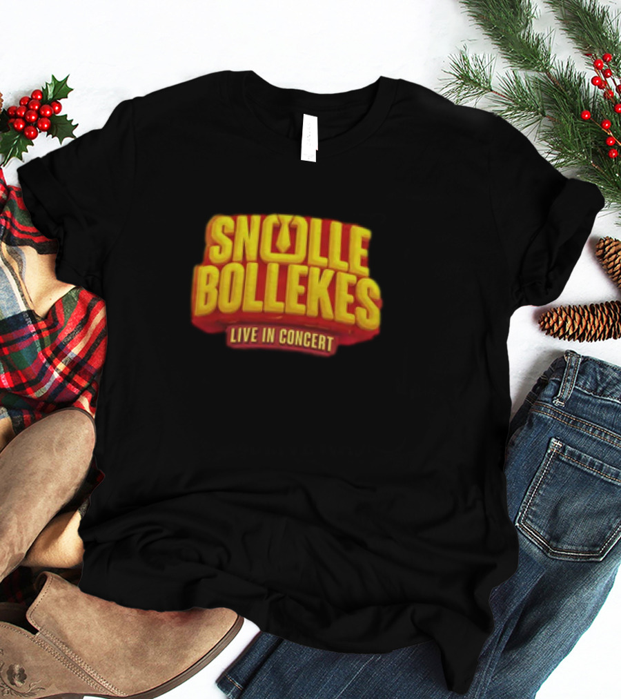 Snollebollekes Live In Concert Official Merchandise Rode T-Shirt
