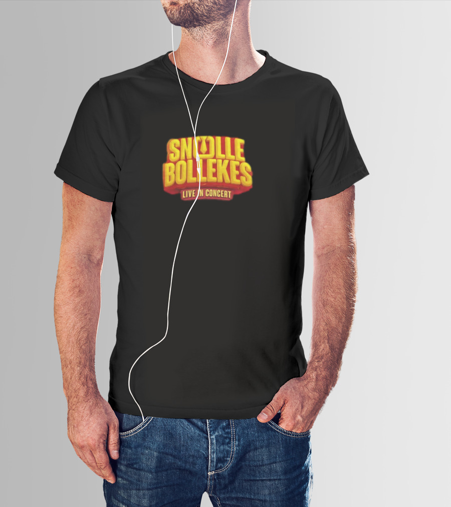 Snollebollekes Live In Concert Official Merchandise Rode T-Shirt