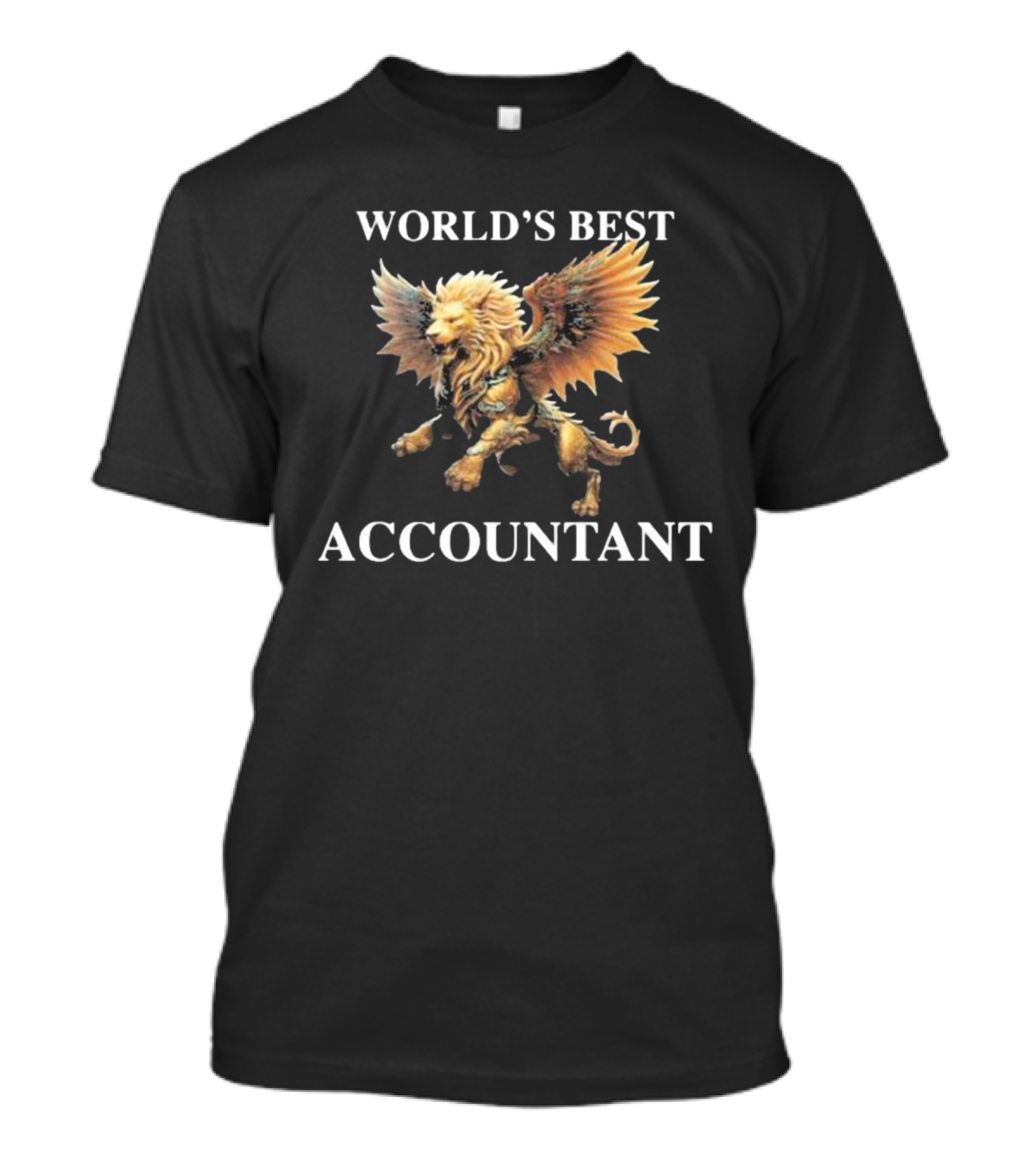 World's Best Accountant Lion With Dragon's Body T-Shirt