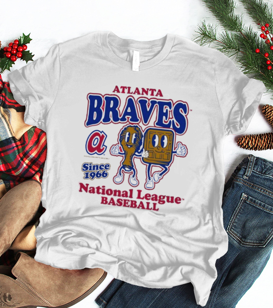 Atlanta Braves National League Baseball Since 1966 Cooperstown Collection Food Concessions T-Shirt