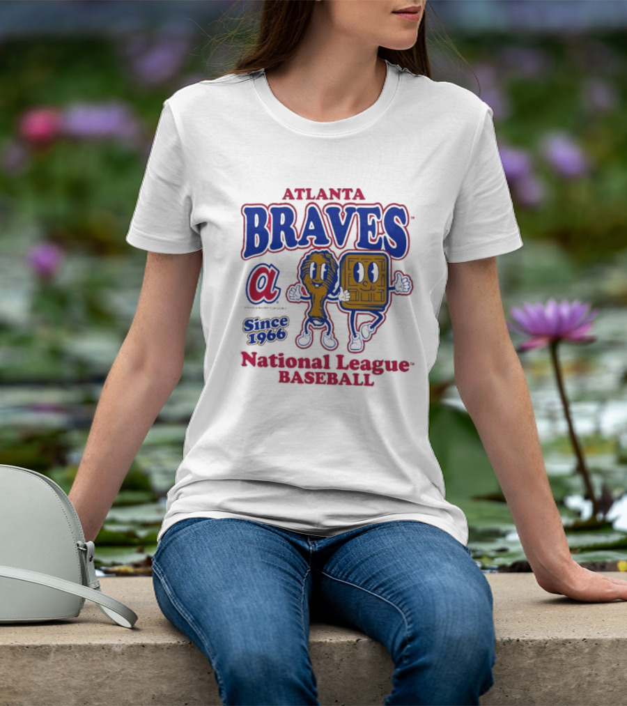 Atlanta Braves National League Baseball Since 1966 Cooperstown Collection Food Concessions T-Shirt