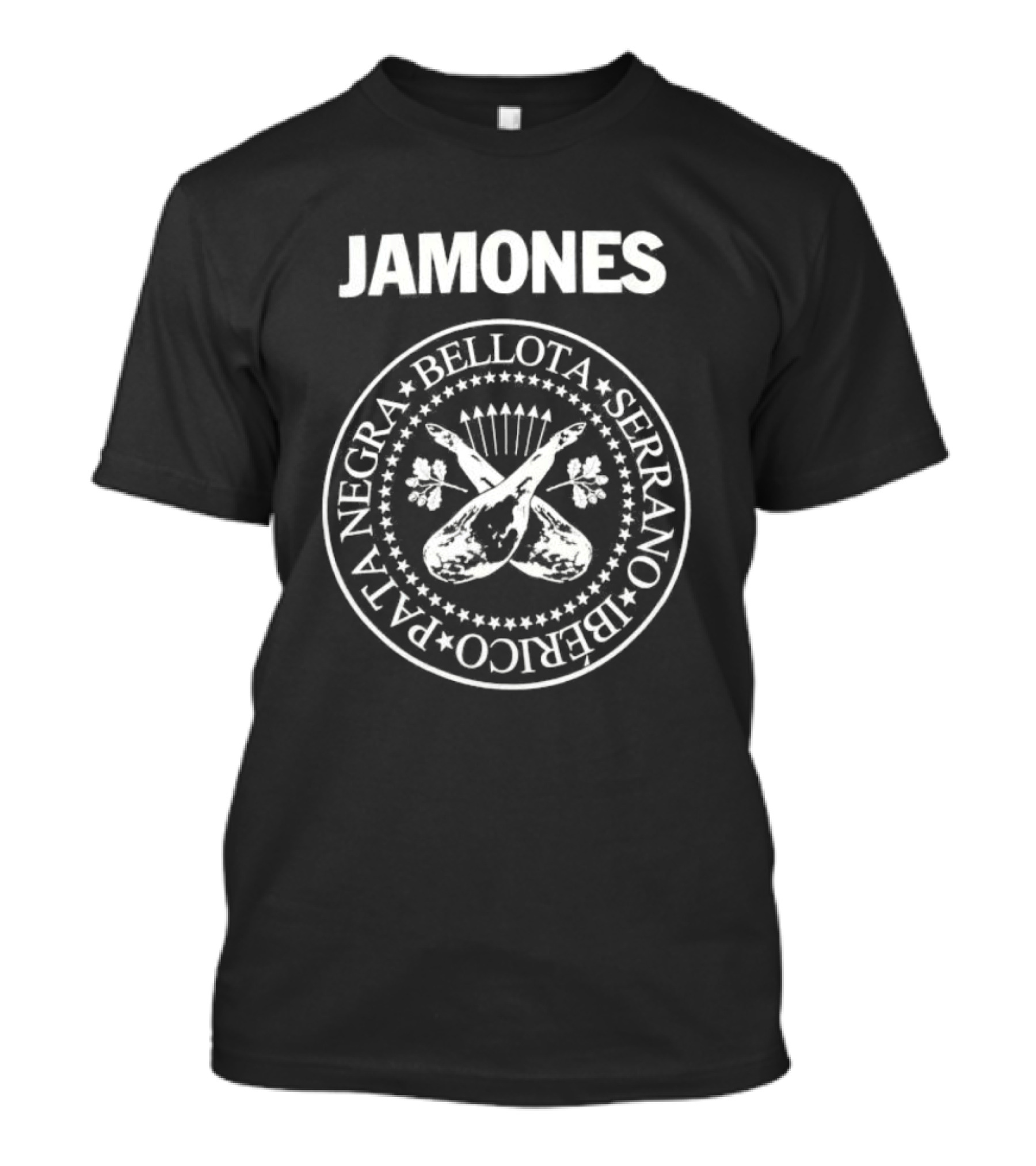 Jamones Bellota Serrano Iberico Pata Negra Emblem T-Shirt