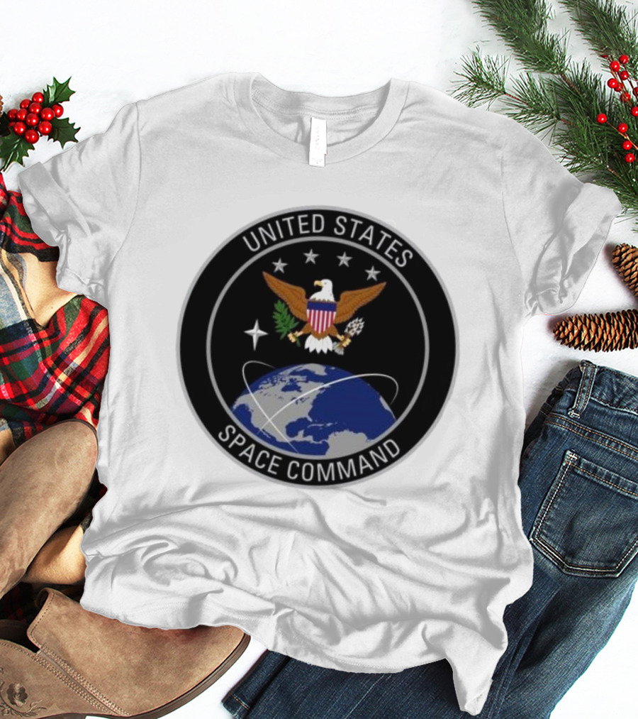 United States Space Command Eagle Emblem T-Shirt