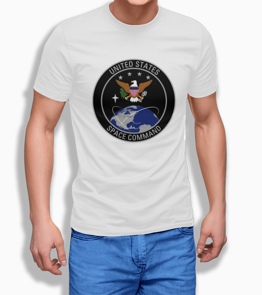 United States Space Command Eagle Emblem T-Shirt