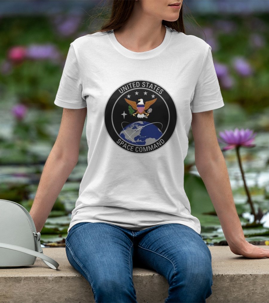 United States Space Command Eagle Emblem T-Shirt