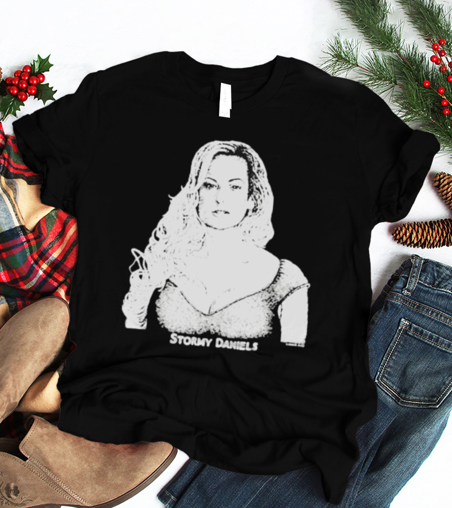 Stormy Daniels Monochrome T-Shirt