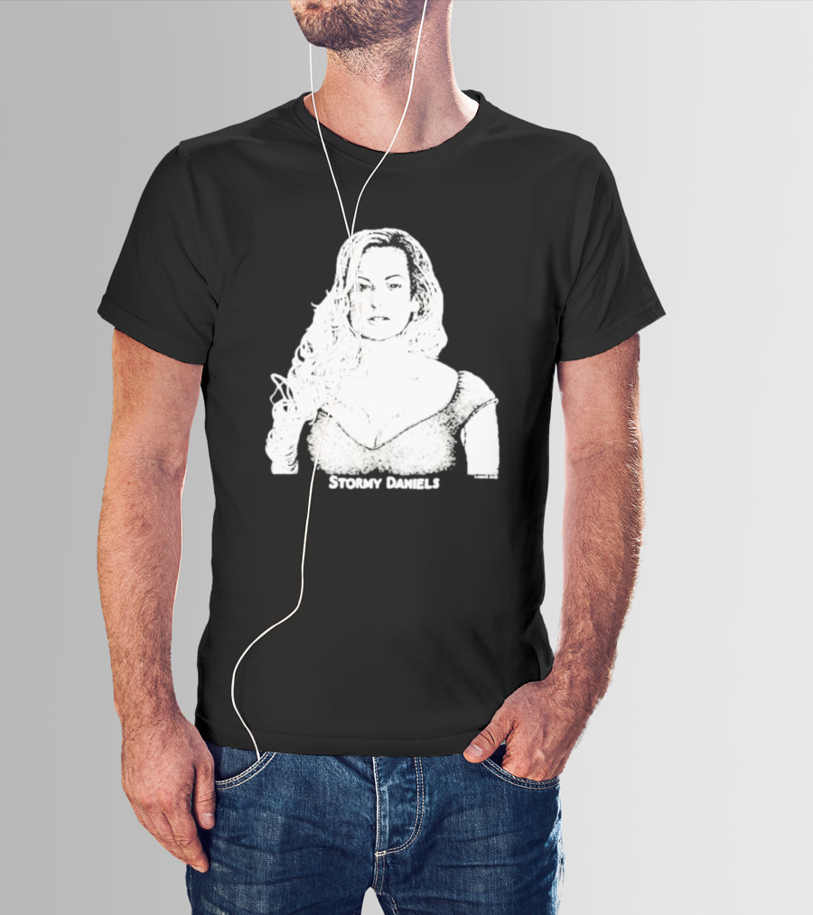 Stormy Daniels Monochrome T-Shirt