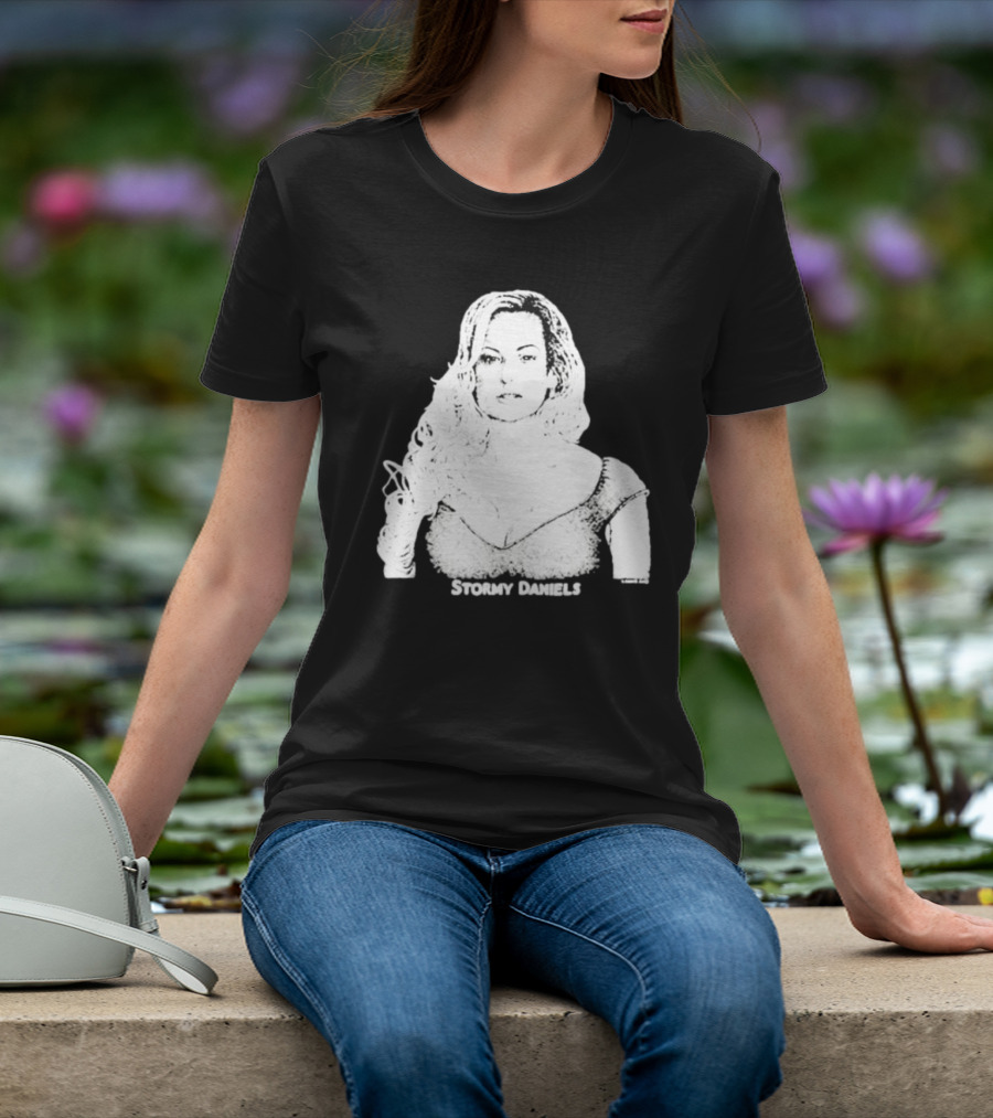 Stormy Daniels Monochrome T-Shirt