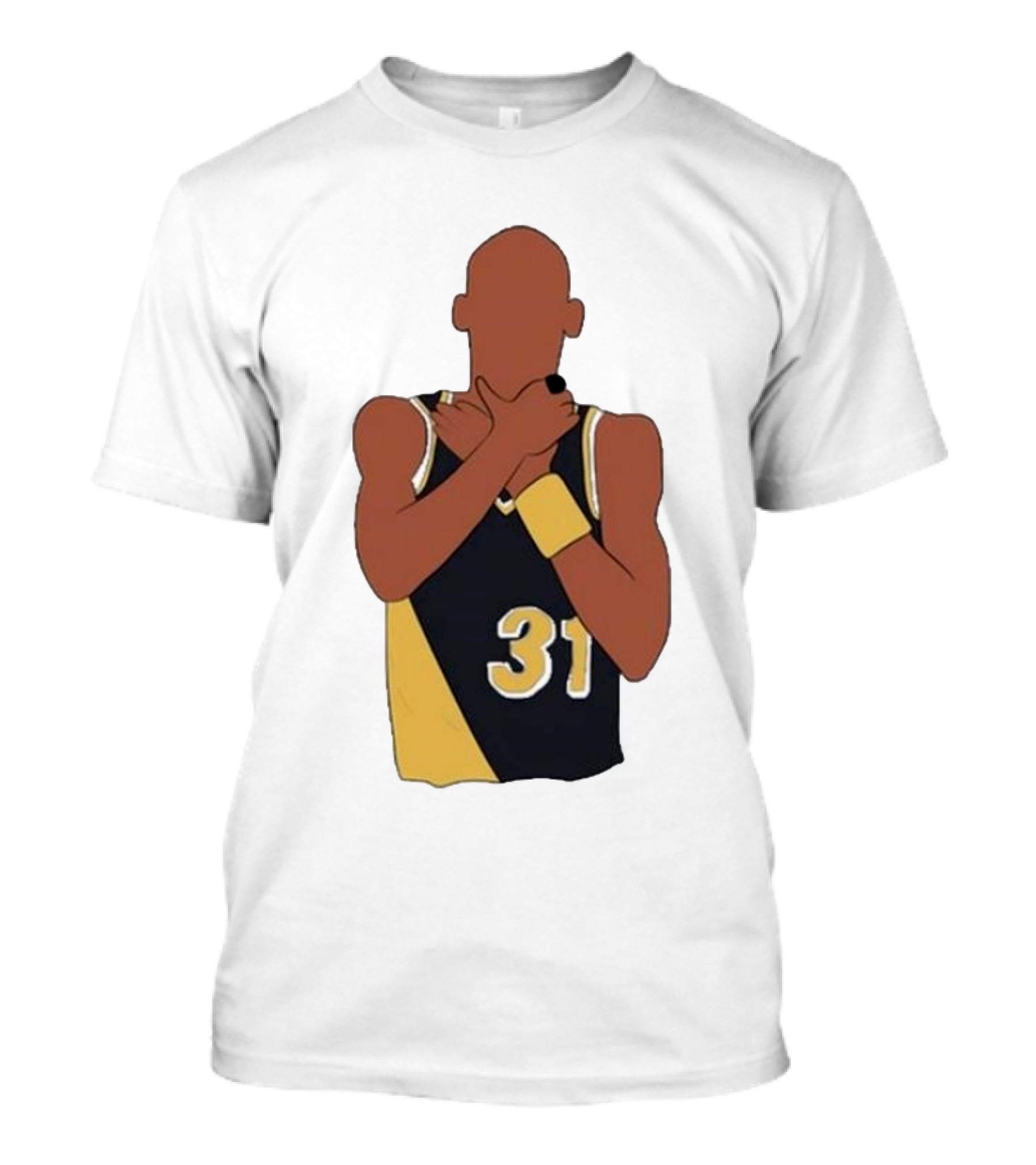 Candace Parker Reggie Miller 31 Gesture Basketball Fan T-Shirt