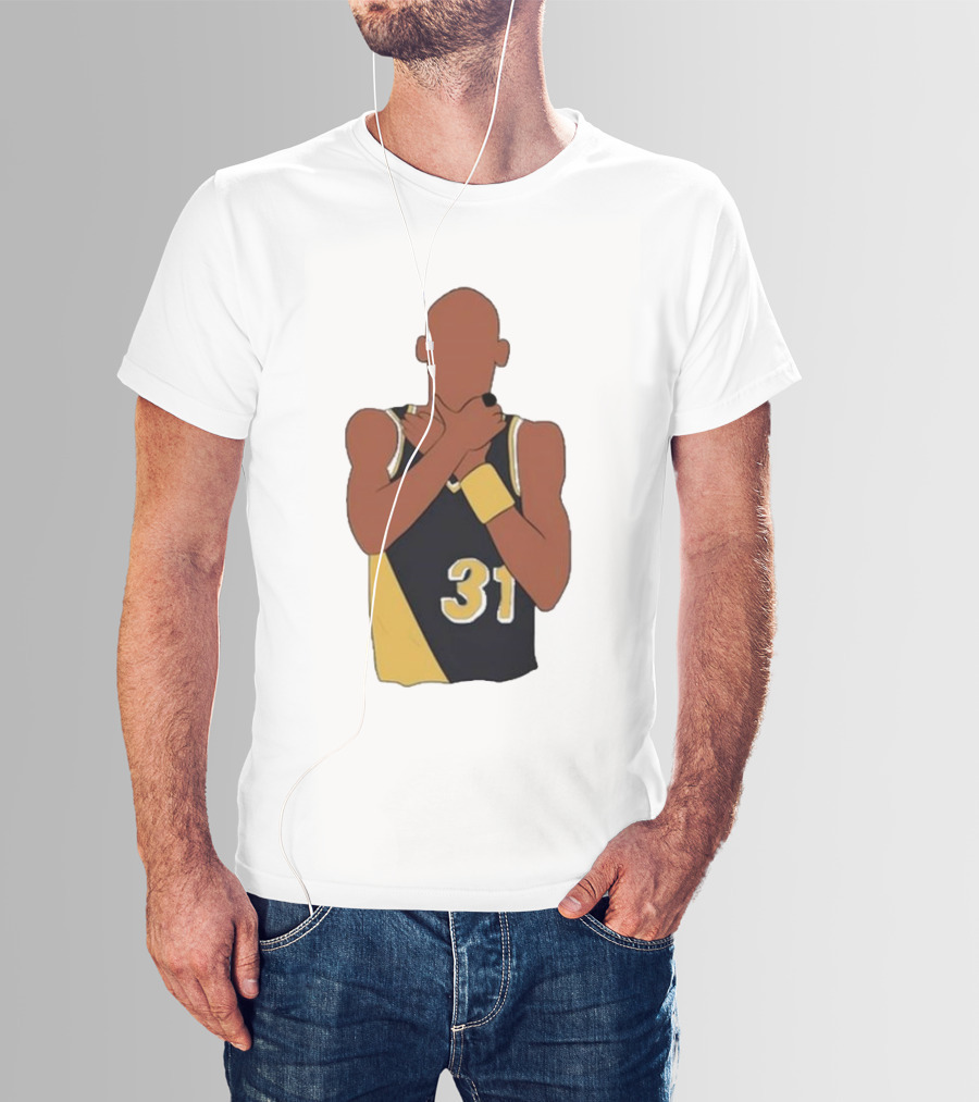 Candace Parker Reggie Miller 31 Gesture Basketball Fan T-Shirt