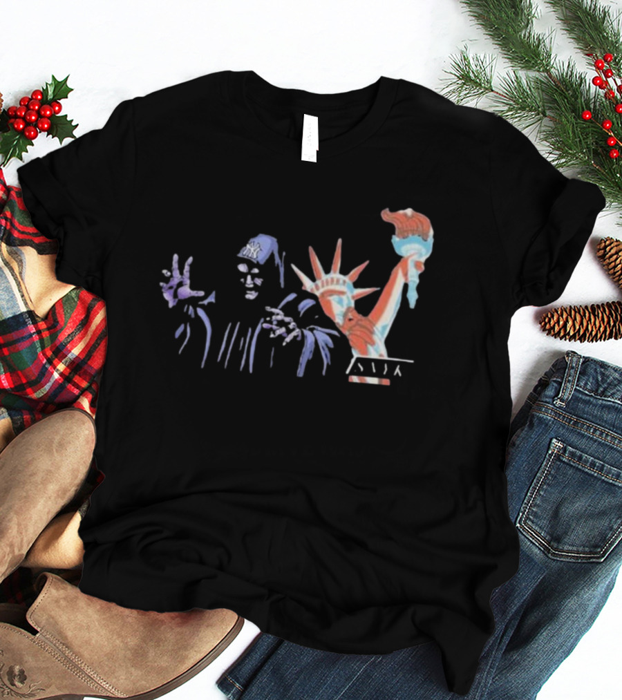 Yankee Evil Empire Pod Dark Side Liberty NY Yankees Star Wars Mashup T-Shirt