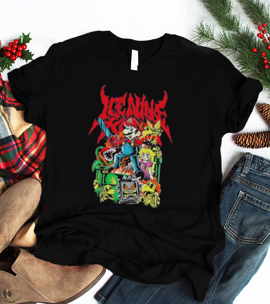 Ice Nine Kills Party Of Darkness Mario Horror Mashup T-Shirt