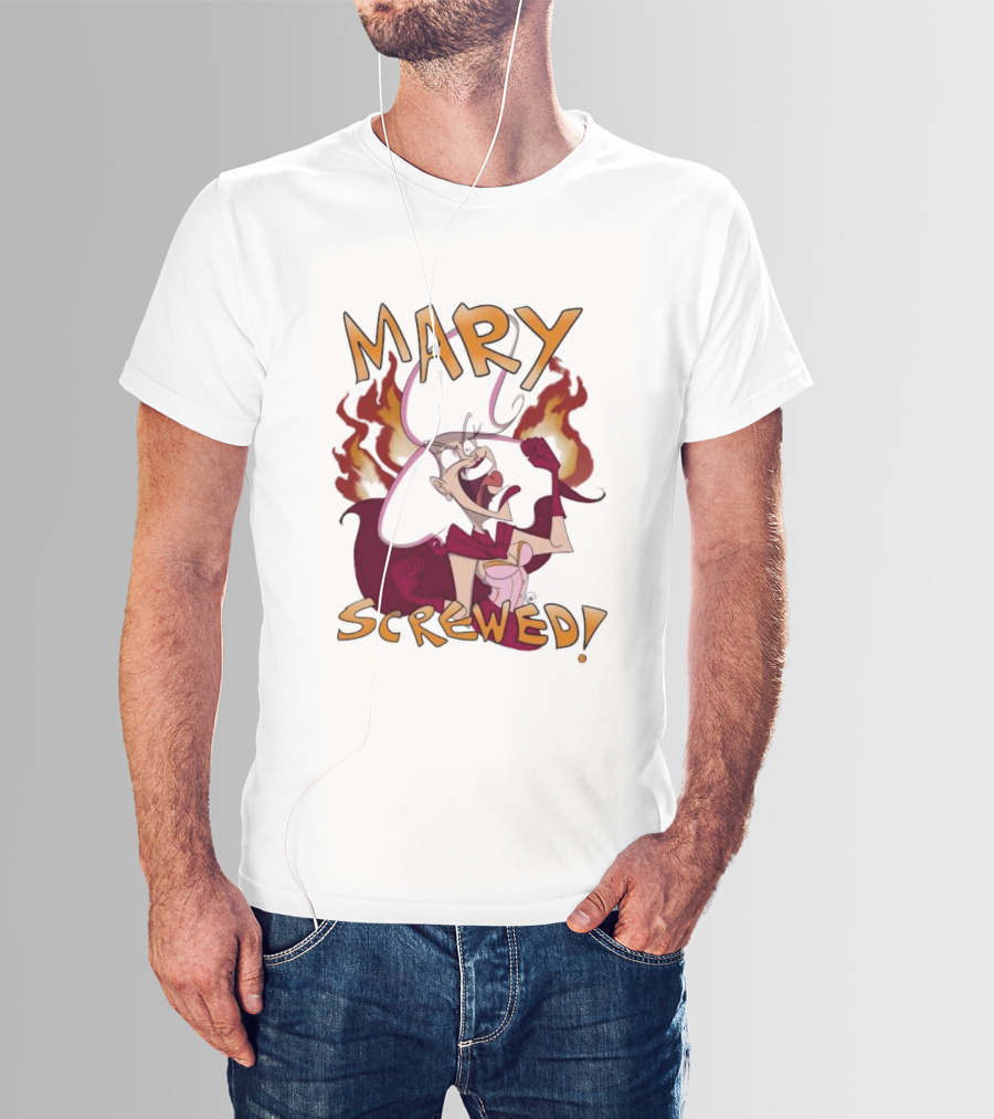 Mortal Kombat Mary Screwed Angry Fire T-Shirt