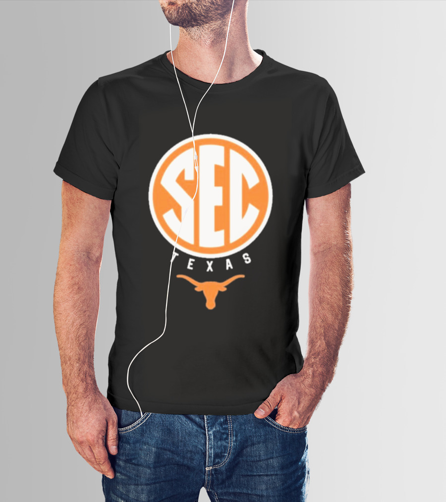 SEC Texas Longhorns Logo Texas Longhorn T-Shirt