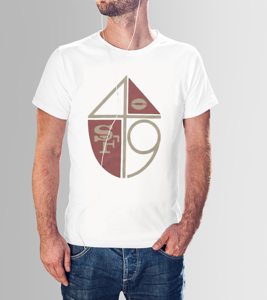 San Francisco 49ers Vintage 1965 SF 49 Iconic Emblem T-Shirt