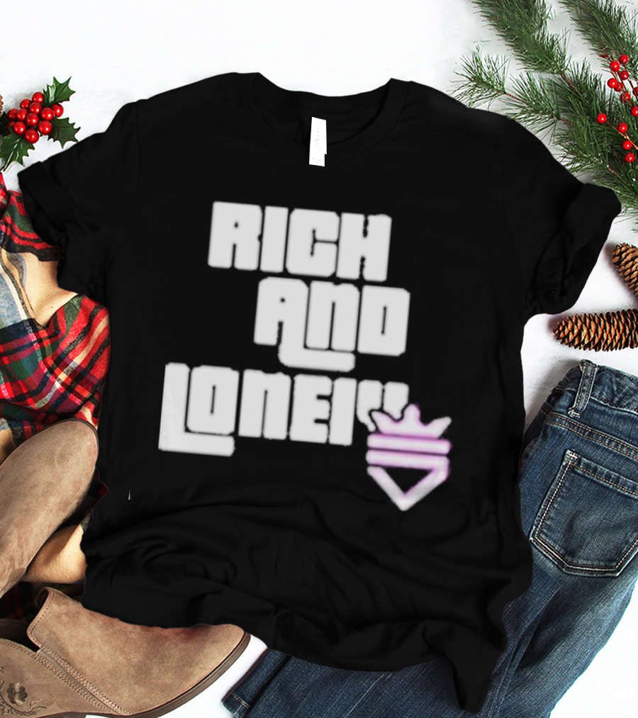 Optic Scump Rich And Lonely Rnl Wasted Miami Crown Graphics T-Shirt