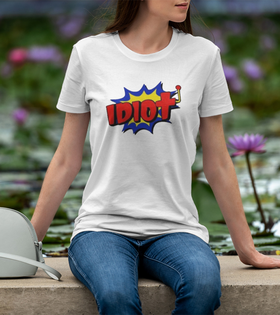 Vegasmatt Idiot Comic Pop Art Style Explosion T-Shirt