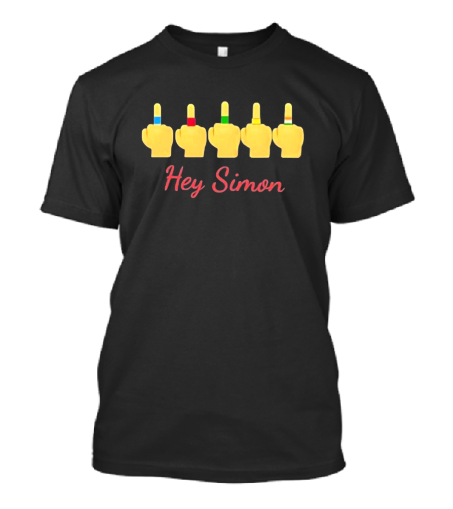 Hey Simon Finger Gesture Toy Color Sequence T-Shirt