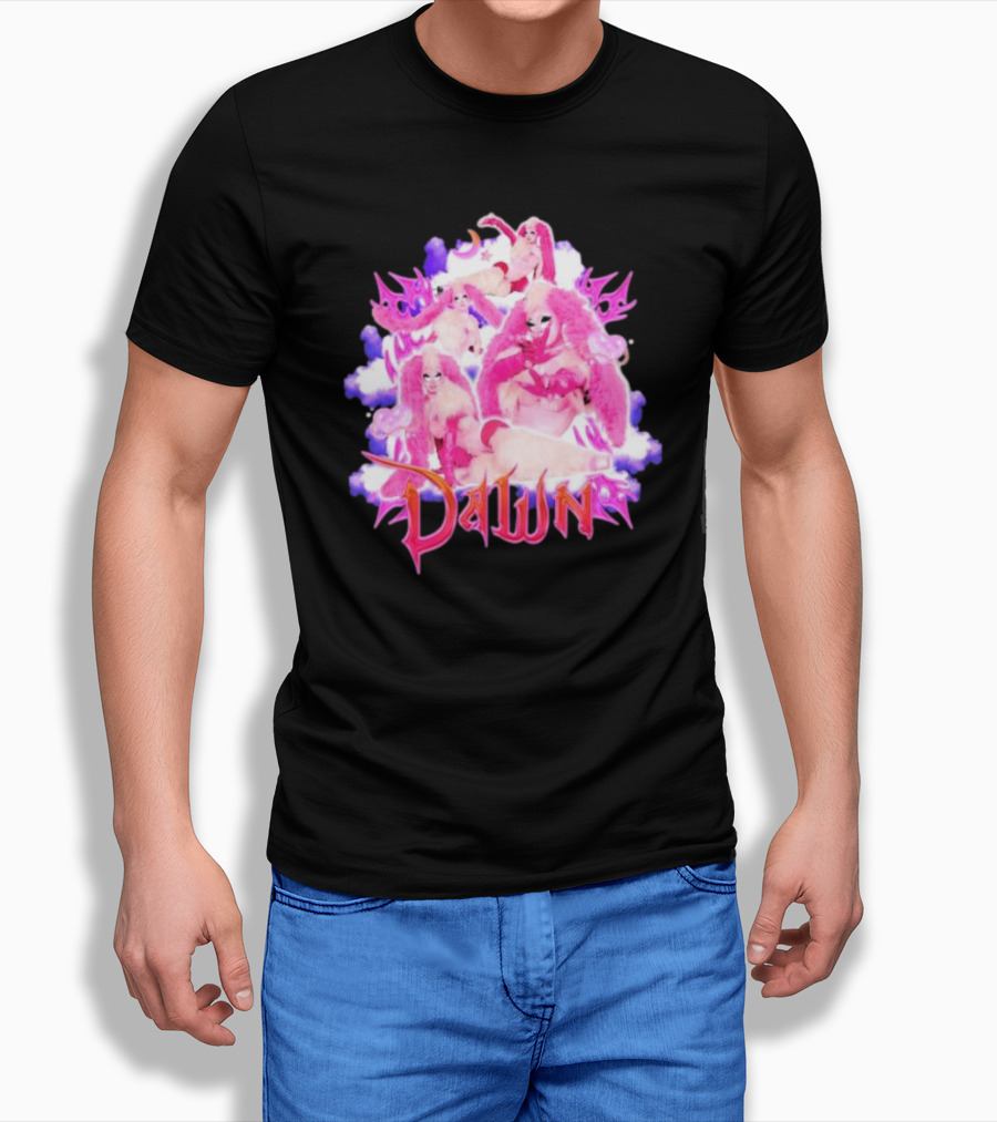 Dawnverse Dragcon Pink Fantasy T-Shirt