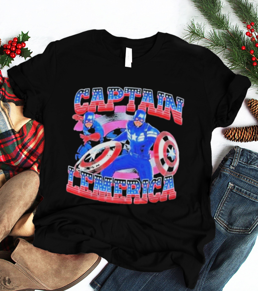 Captain Lemerica Lebron James Captain America T-Shirt
