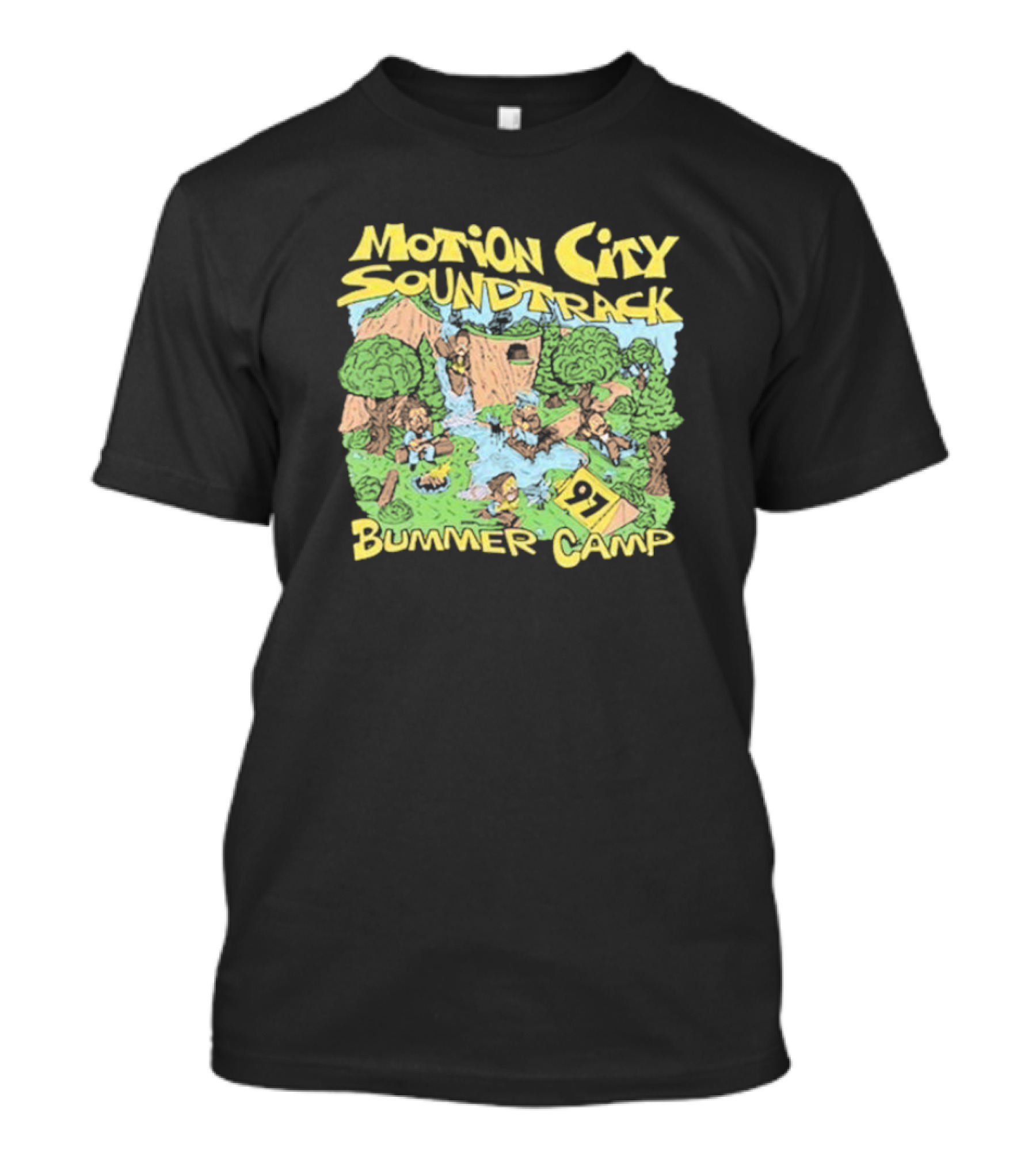 Motion City Soundtrack Bummer Camp 97 Stream Adventure T-Shirt