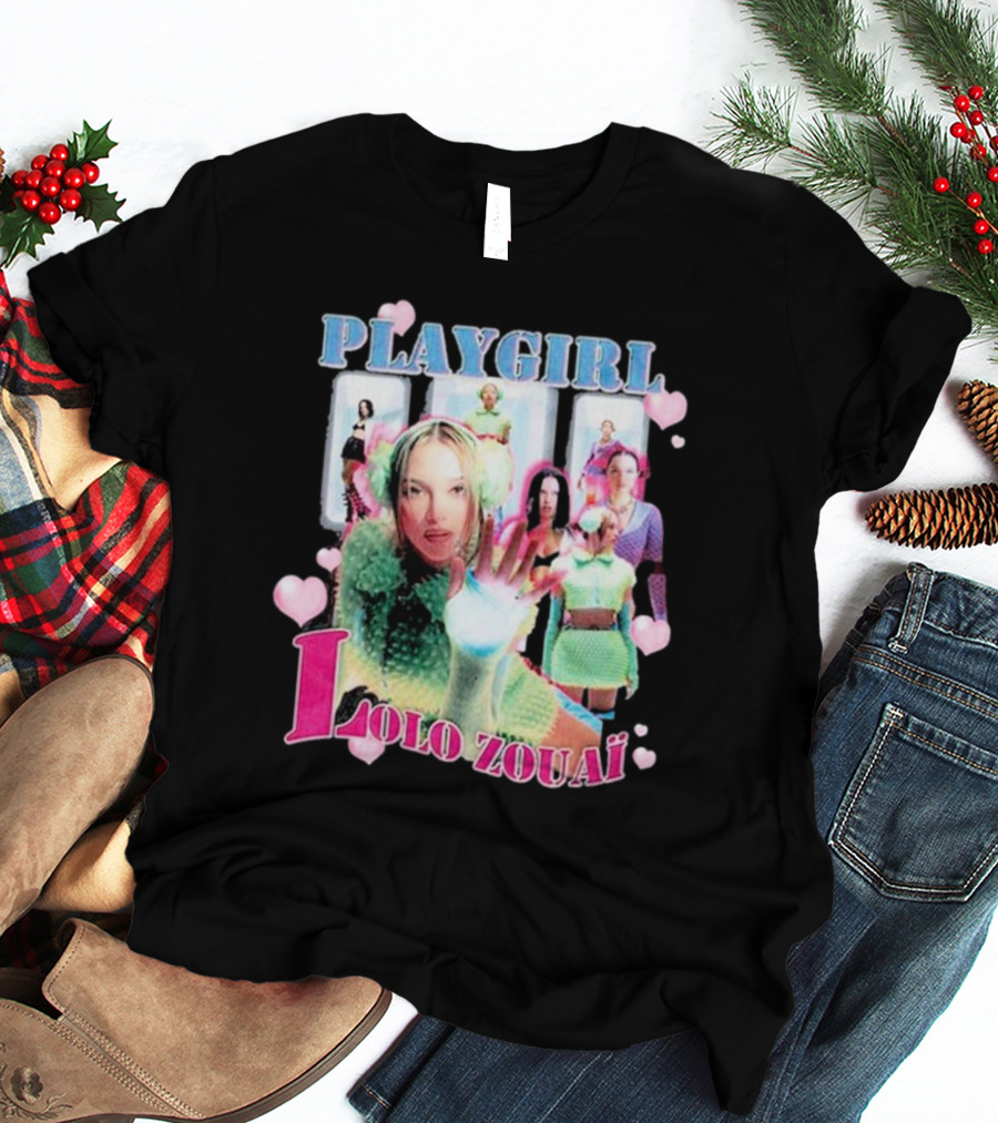 PLAYGIRL LOLO ZOUAÏ Retro Fashion Aesthetic With Feminine Icons T-Shirt