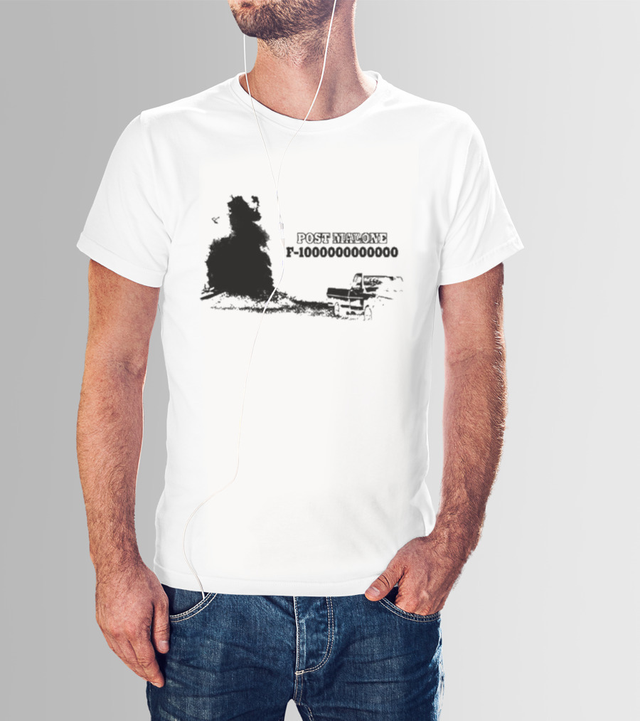 Post Malone F-1000000000000 Yellow Truck Scene T-Shirt