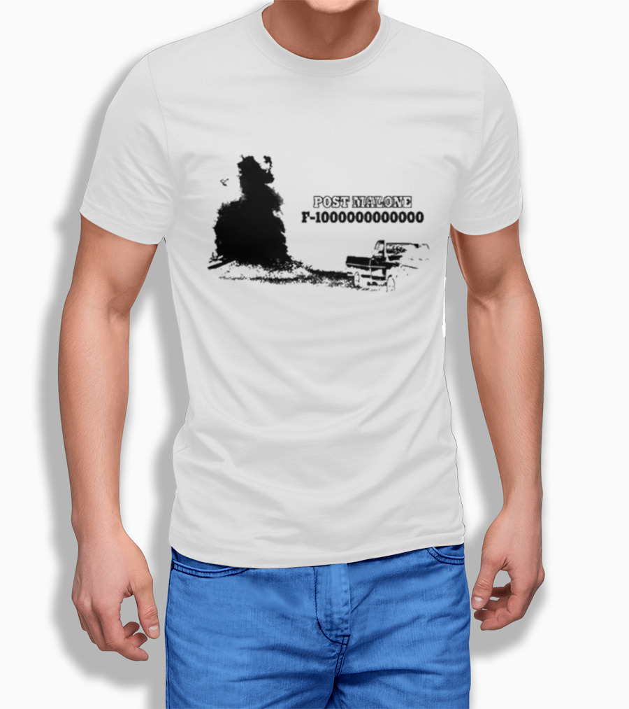 Post Malone F-1000000000000 Yellow Truck Scene T-Shirt