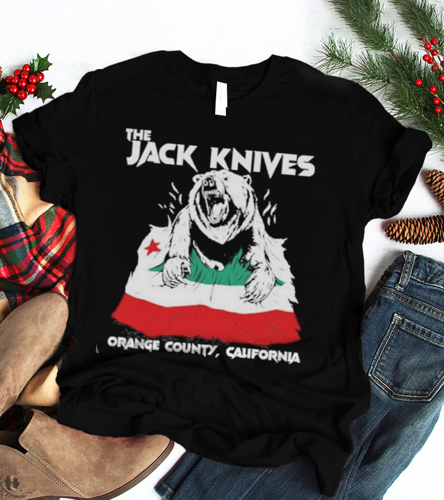 The Jack Knives Bear Orange County California T-Shirt