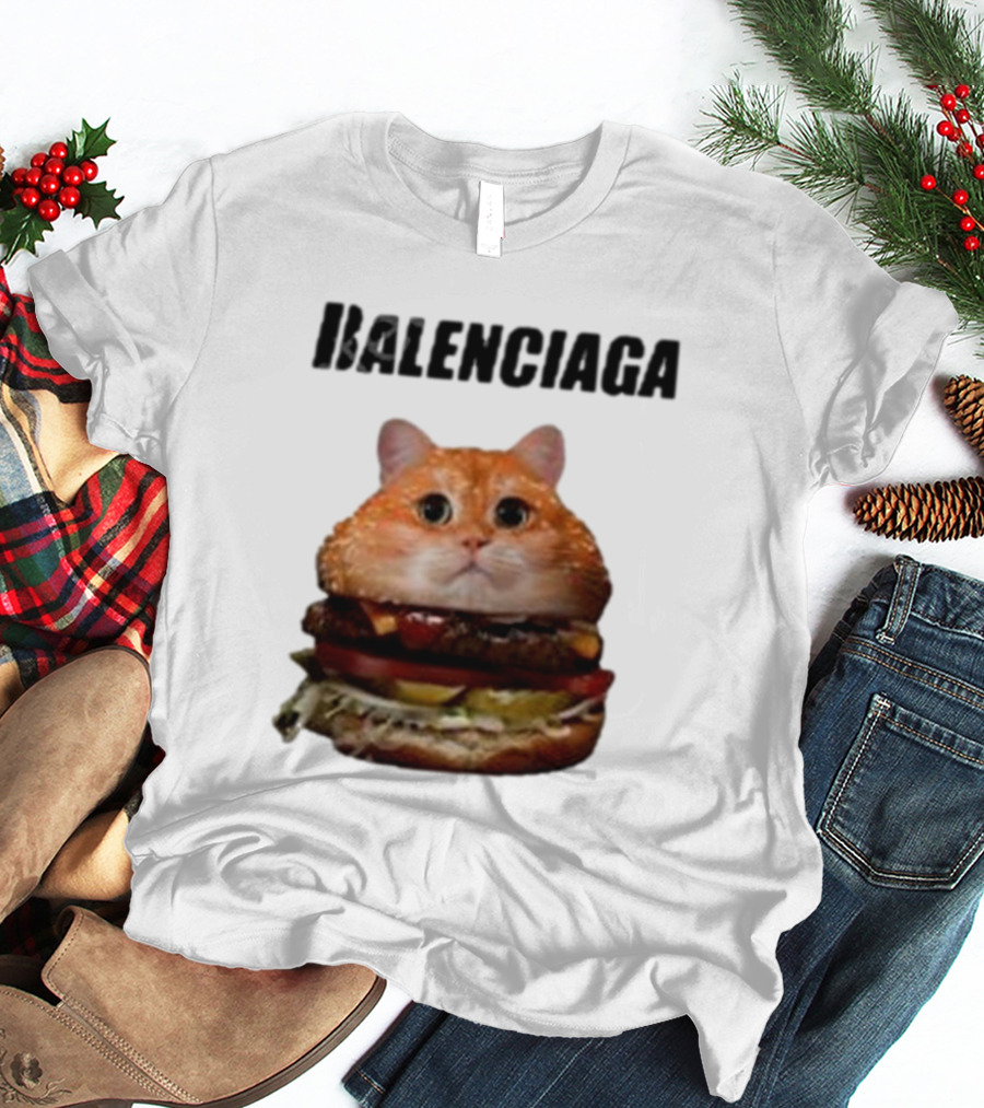Balenciaga Burger Cat Hot T-Shirt