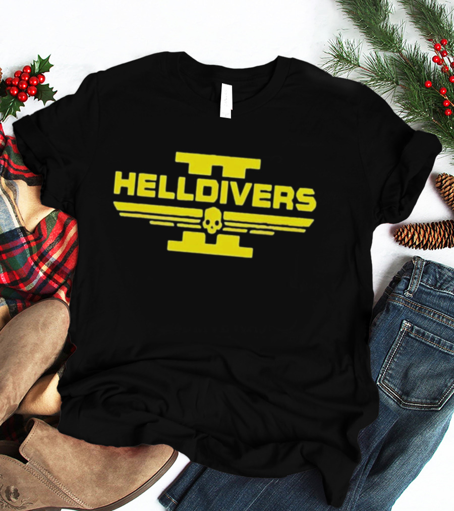 Helldivers II Skull Emblem T-Shirt