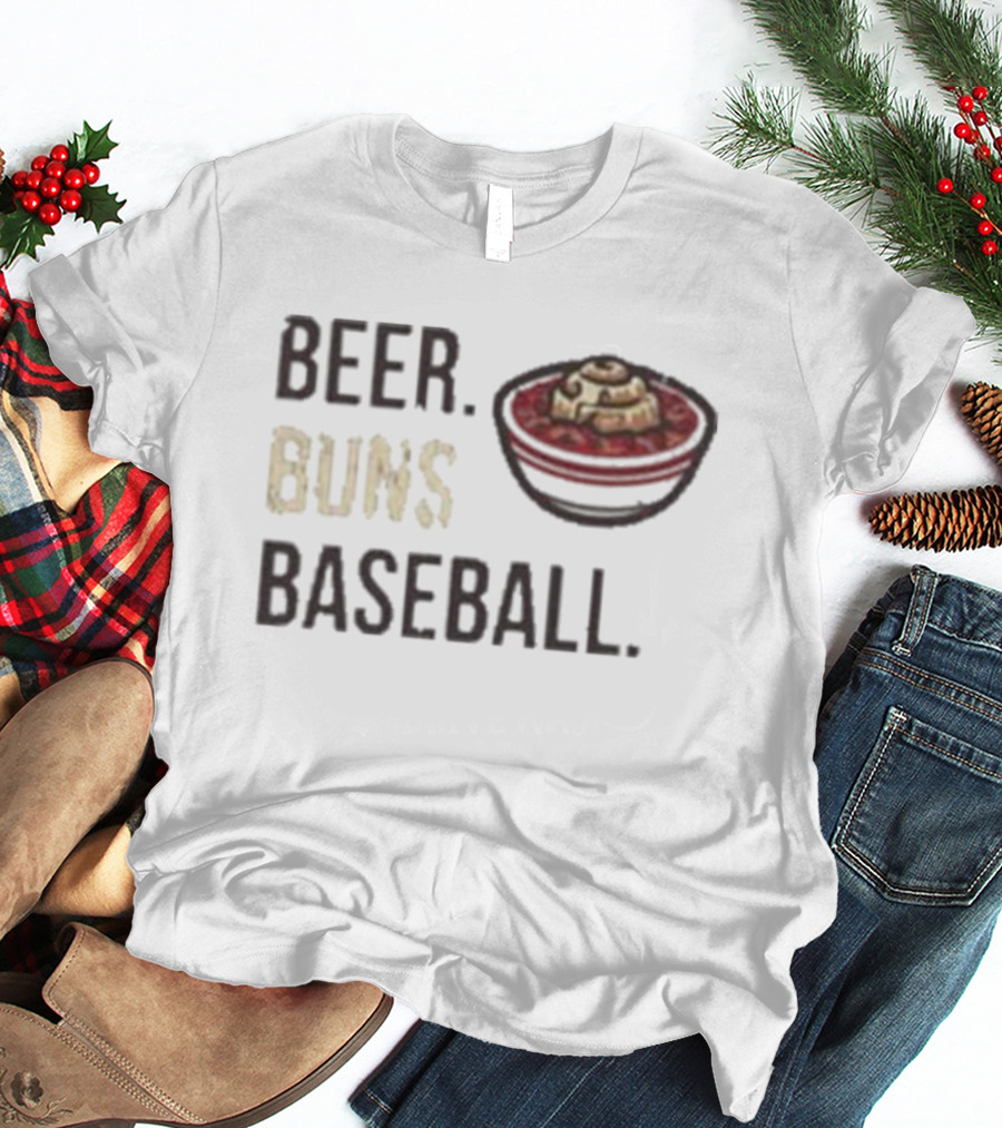 Minnesota Twins Beer Buns Baseball Fan T-Shirt