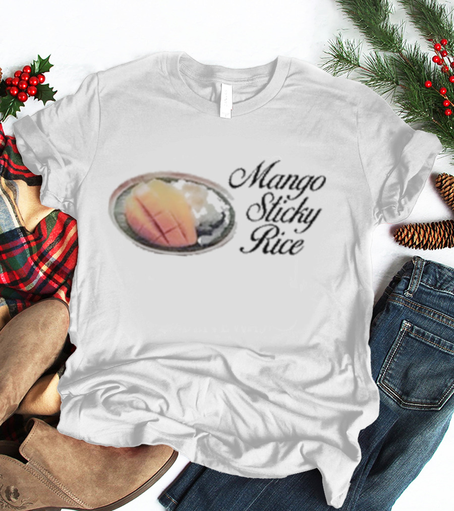 Mango Sticky Rice Tropical Fruit With Sticky Rice T-Shirt