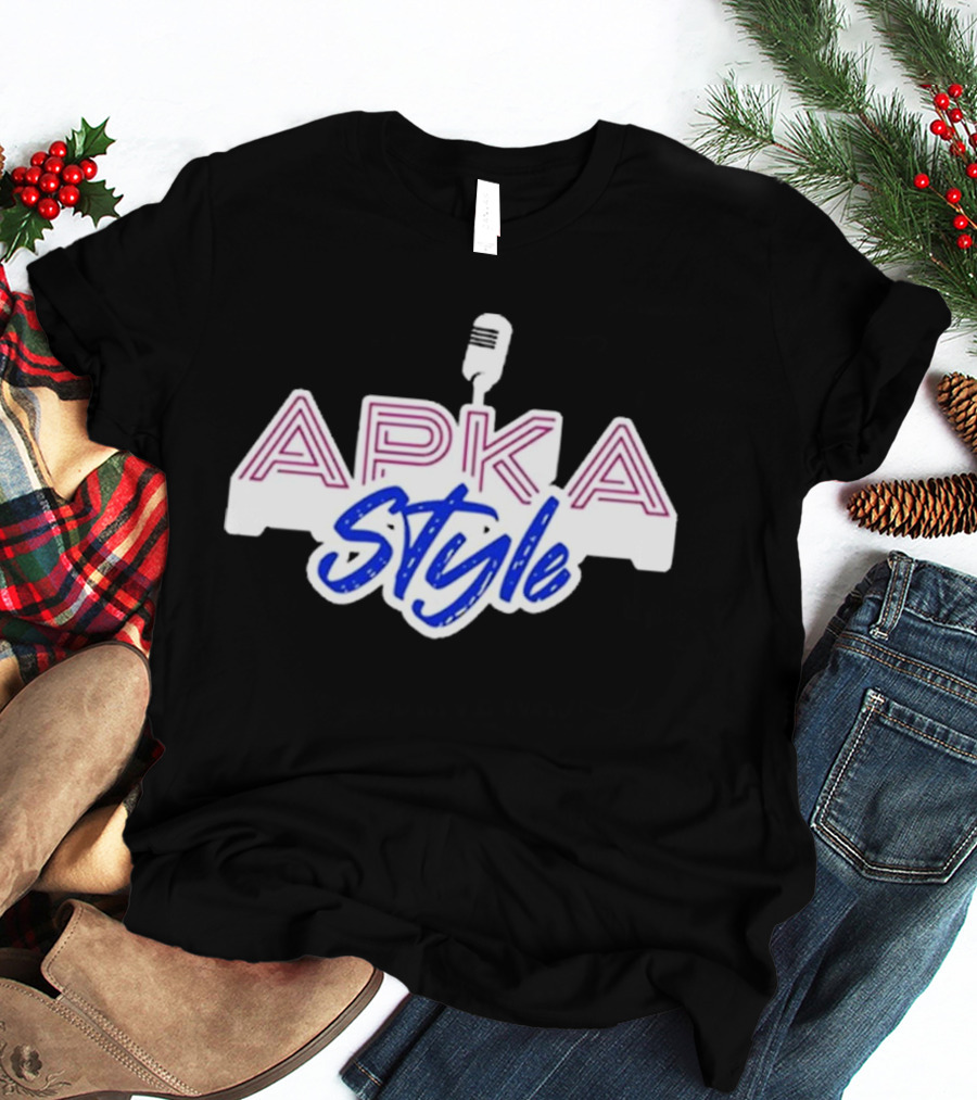 Apka Style Microphone Angaar Round T-Shirt