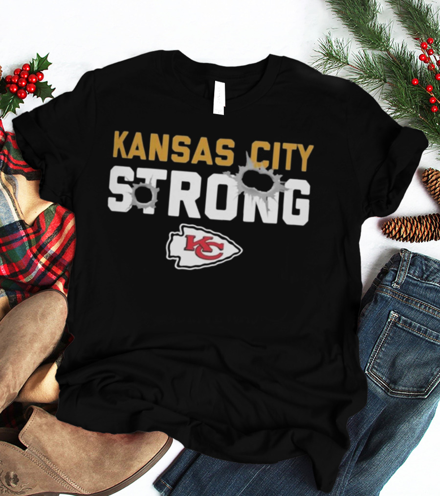 Kansas City Strong Chiefs KC Football Strength T-Shirt