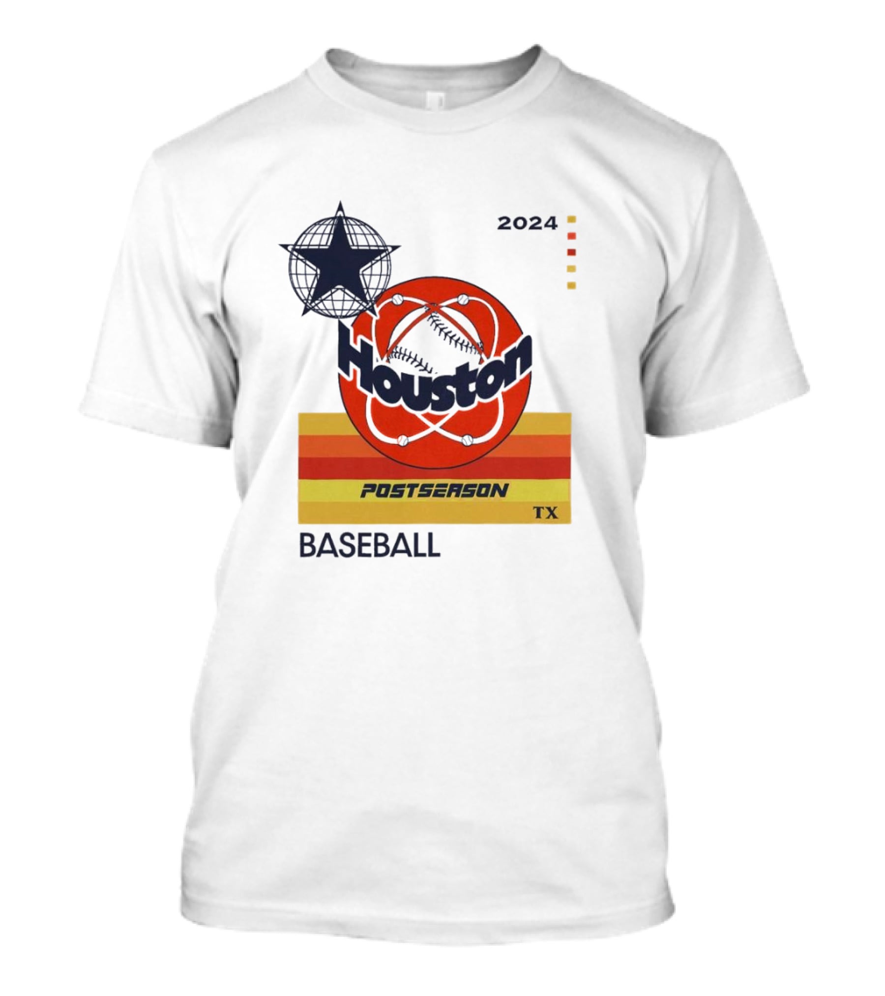 Houston TX Postseason Baseball October T-Shirt