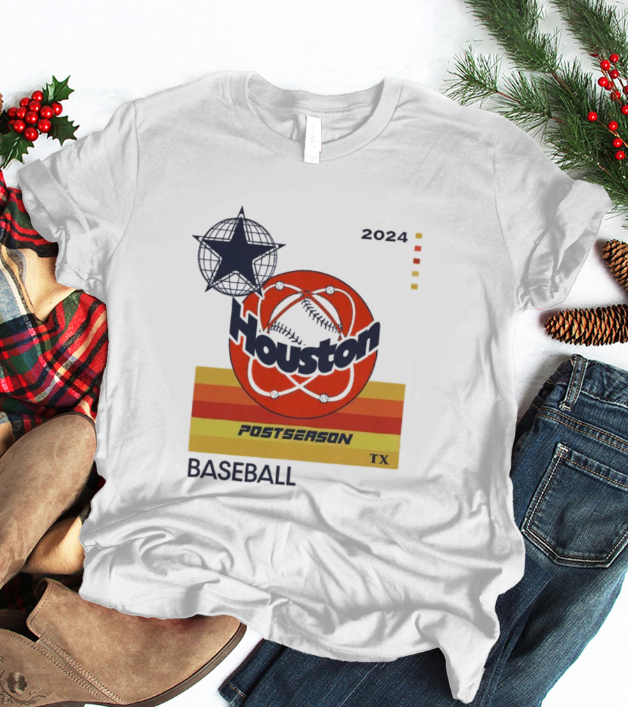 Houston TX Postseason Baseball October T-Shirt