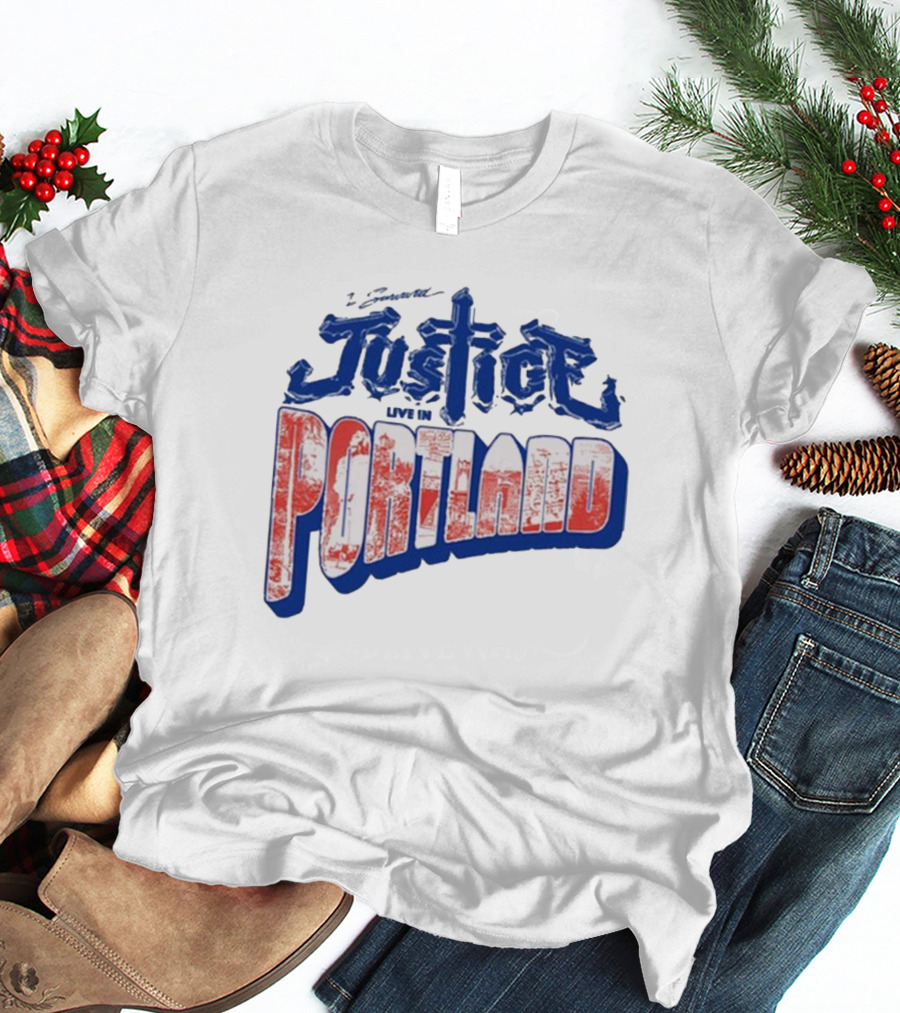 Justice Live In Portland Vintage Tour T-Shirt