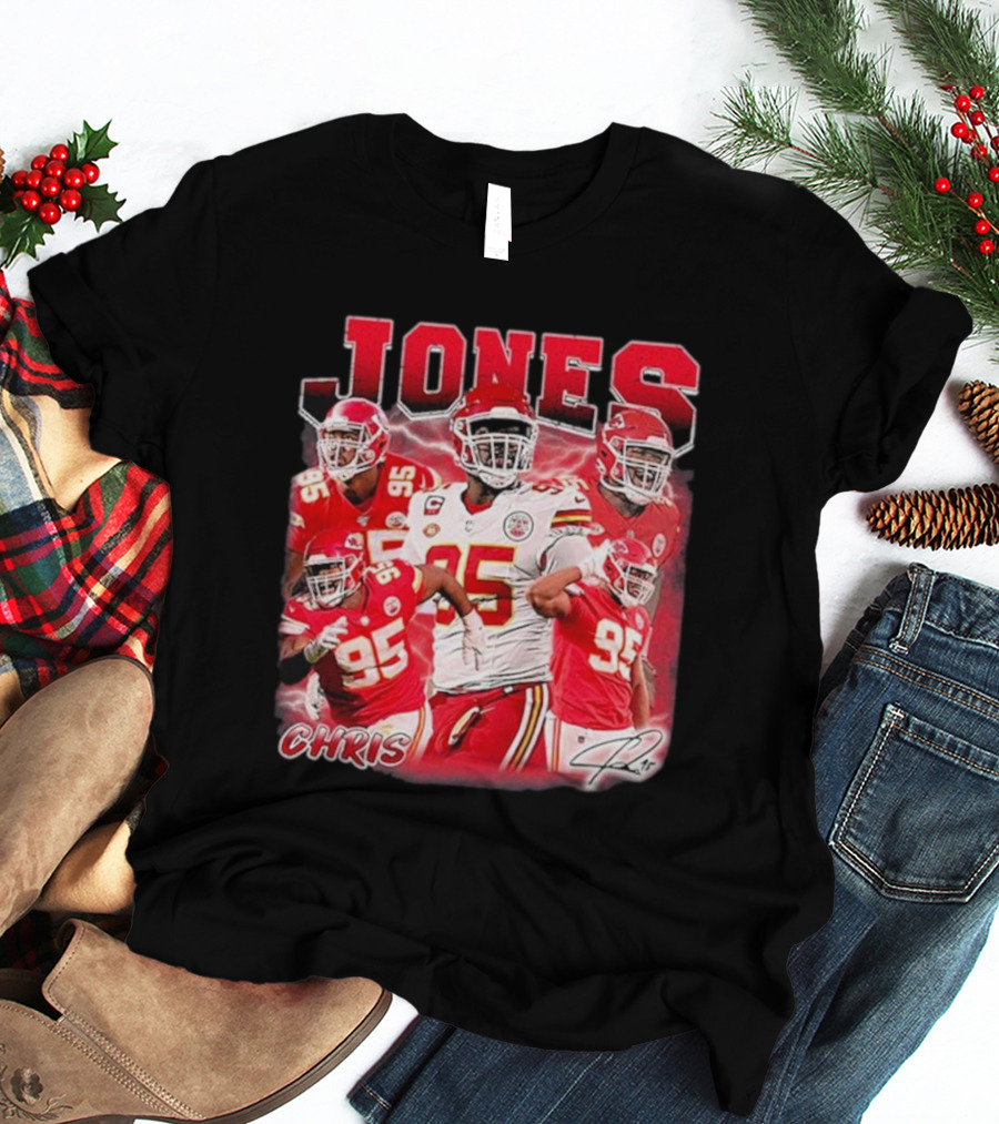 Chris Jones Kansas City Chiefs Legendary Number 95 Player T-Shirt