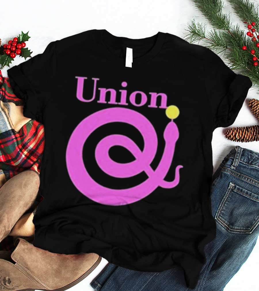 Union Pink Spiral Snake T-Shirt