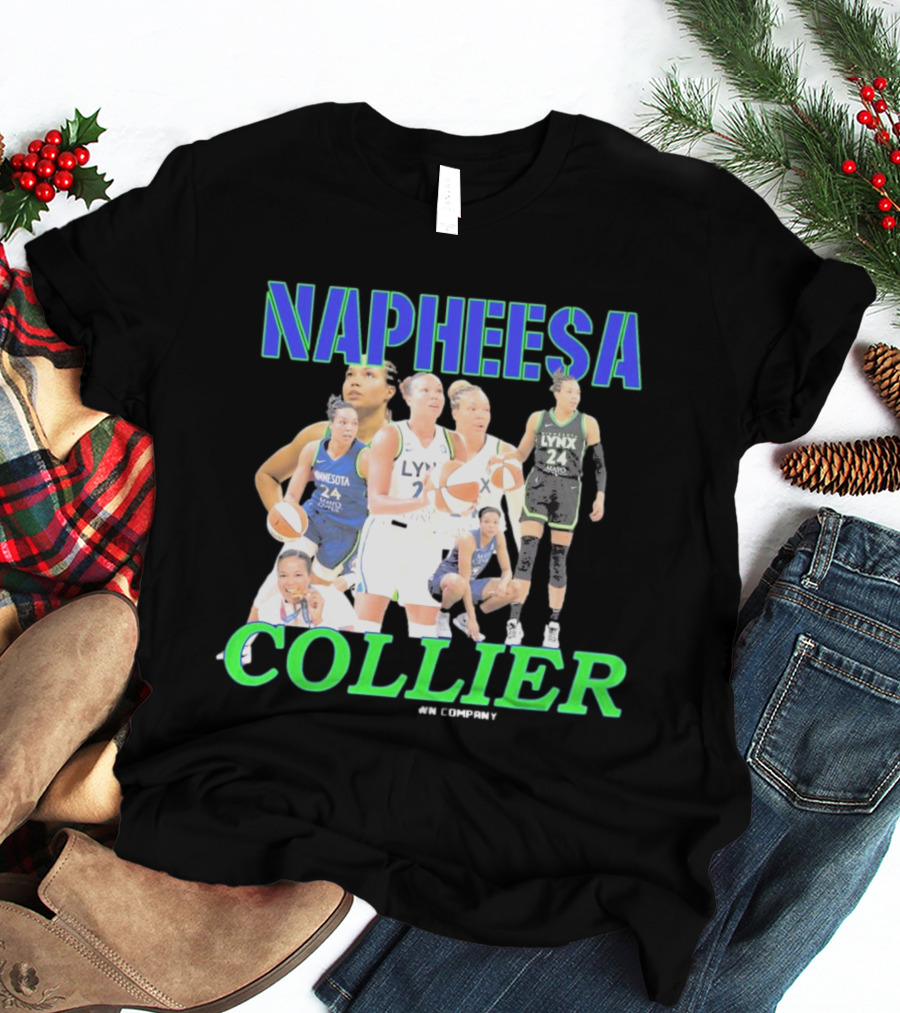 Napheesa Collier Minnesota Lynx WNBA The Homegrown Company Collage T-Shirt