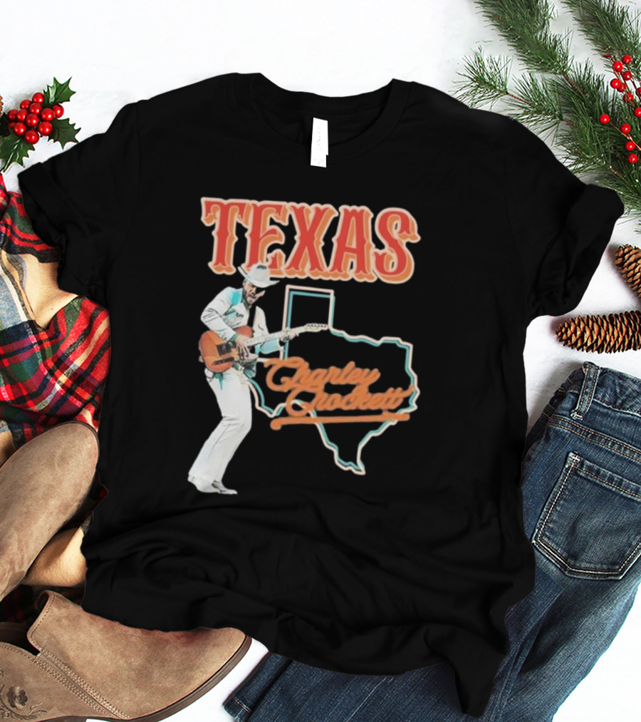 Texas Charley Crockett Cowboy Music T-Shirt