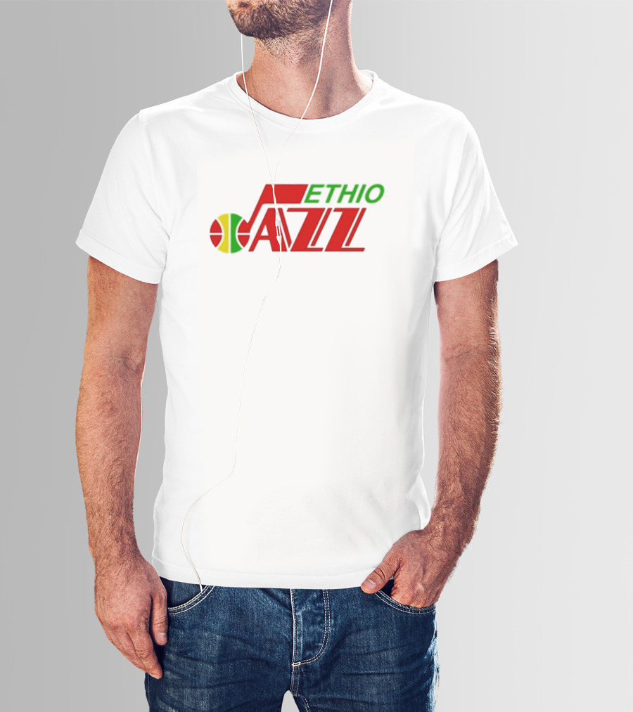 Awesome Tapes From Africa Ethio Jazz Music Basketball Note T-Shirt